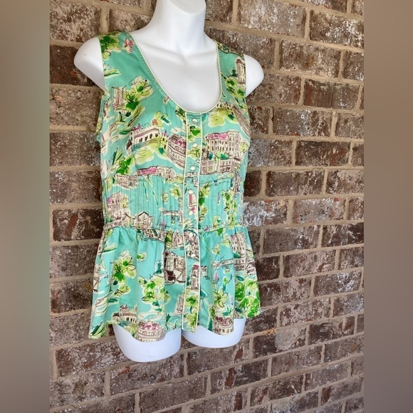 Jaloux 100% Silk Blouse Size Large - Picture 3 of 11